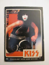 1978 Dunruss Bubble Gum Rock & Roll Trading Card #59 KISS Paul Stanley Glam Band picture