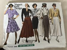 NEW* Vintage 1987 Vogue #1944 Sewing Patterns/ Woman’s Size 8, 10, 12 picture