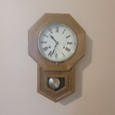 Vintage DaeWoo 31-Day Wall Clock with Chimes and Key Working Made in Korea picture