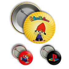 PaRappa The Rapper COLLECTOR PIN/BUTTON SET, PlayStation, PS1, Retro Games, New picture