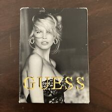 Guess Brand Fashion Model Playing Cards Deck Claudia Schiffer Anna Nicole 1991 picture