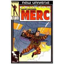 Mark Hazzard: MERC #10 in Very Fine condition. Marvel comics [f: picture