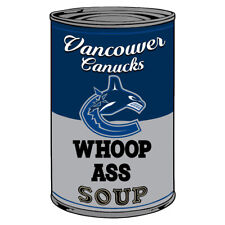 Vancouver Canucks Can Of Whoop A** Vinyl Decal / Sticker 10 sizes Tracking picture