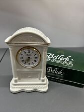 Belleek Grape & Vine Mantle Clock New In Original Box picture