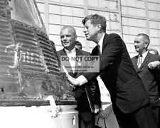 JOHN F. KENNEDY WITH ASTRONAUT JOHN GLENN - 8X10 NASA PHOTO (BT458) picture