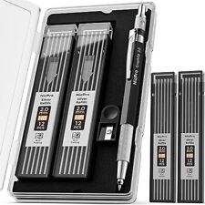 Nicpro 2mm Welder Mechanical Pencil Set with 24PCS Silver Refills, 1PCS Silver picture