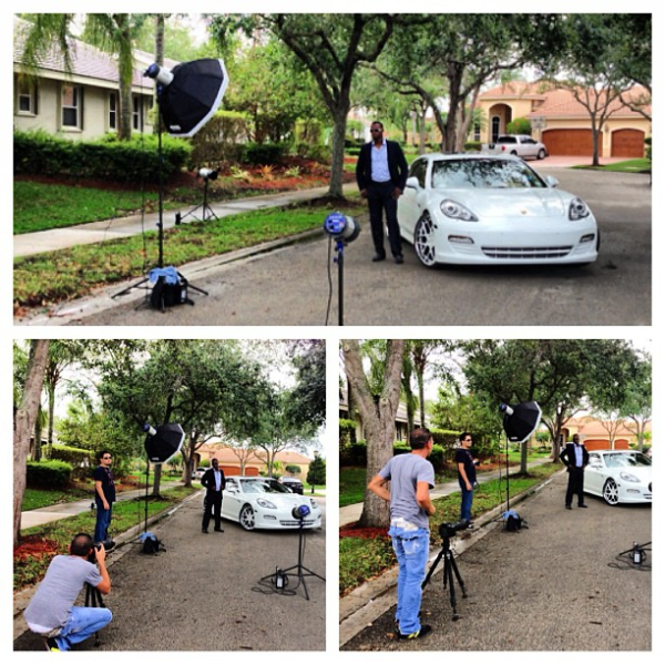 Adeiny Hechavarria Porsche Panamera
