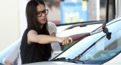 Adriana Lima Porsche Cayenne