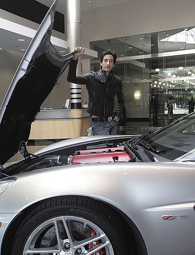 Adrien Brody Corvette Adrien Brody Corvette