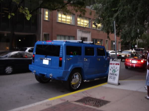 Alfonso Soriano's Hummer H2 Rear View 