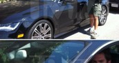 Andrew Garfield Emma Stone Audi S7