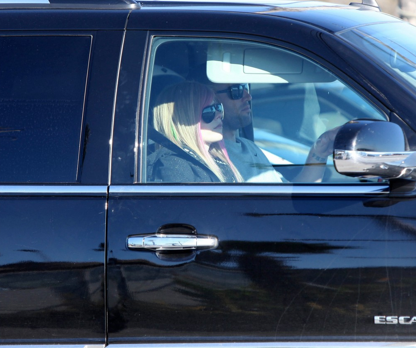 Avril Lavigne and Brody Jenner: Escalade Mates