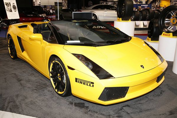Benji Madden's Custom Yellow Lamborghini Gallardo
