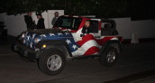 Blake Anderson Flag Jeep