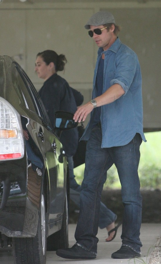 Brad Pitt in New Orleans