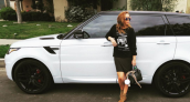 Brandi Cyrus Range Rover
