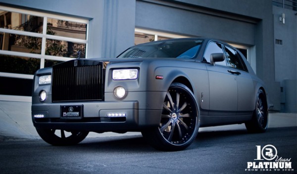 Chad Ochocinco Matte Gray Rolls Royce Phantom