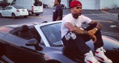 Chris Brown Audi R8