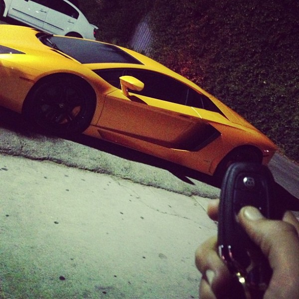Chris Brown Lamborghini