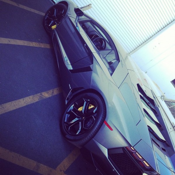 Chris Brown Lamborghini Aventador
