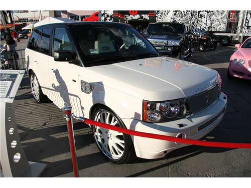 Crystal Rock's Range Rover at SEMA