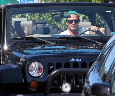 David Beckham Jeep Wrangler