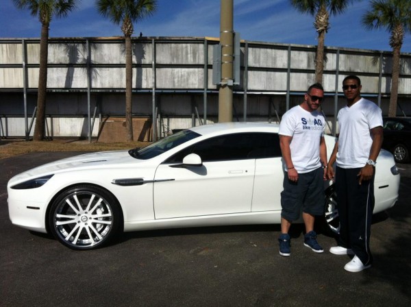 Edwin Jackson Aston Martin Rapide Edwin Jackson Aston Martin Rapide