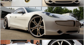 Frank Walker White and Gold Fisker Karma