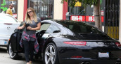 Hilary Duff Porsche