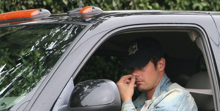 Josh Duhamel Should Not Drive With His Window Down