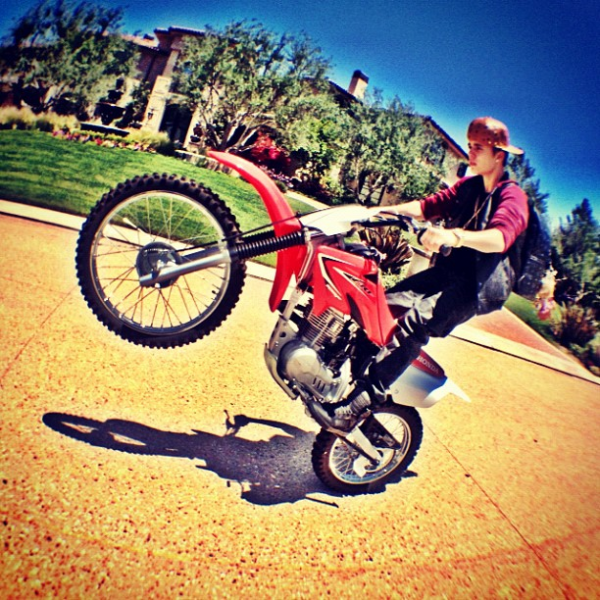 Justin Bieber Motorcycle