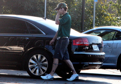 Justin Timberlake Sporting An Audi A8