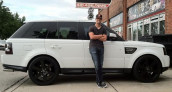 Justin Tucker Kicking It In a Range Rover Sport