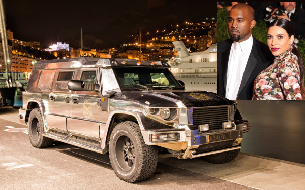 Kanye West Kim Kardashian Dartz Prombron