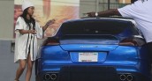 Karrueche Tran Porsche Panamera