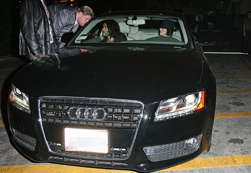 Katy Perry Stays Classy in the Audi A5