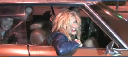Ke$ha rolls in her classic copper 1978 Cadillac
