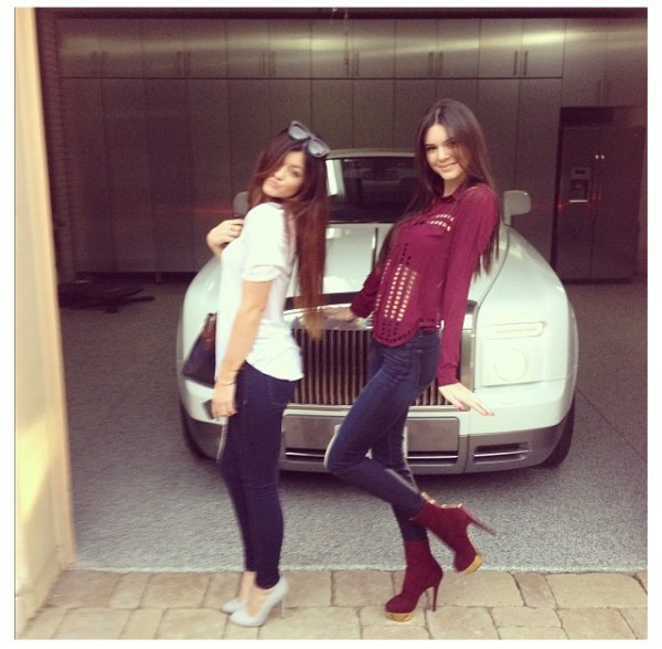 Kendall Kylie Jenner Rolls Royce