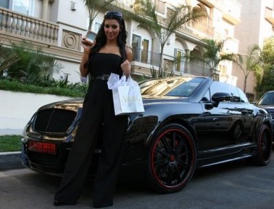 Kim Kardashian's Bentley Continental GT Convertible