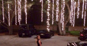 Kim Posing in the driveway