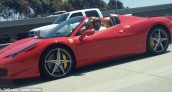 Kobe Bryant Ferrari 458 italia