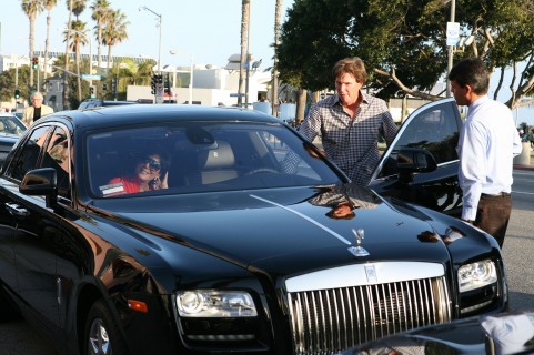 Kris Jenner Bruce Jenner Rolls Royce
