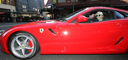 Kyle Sandilands Ferrari 599