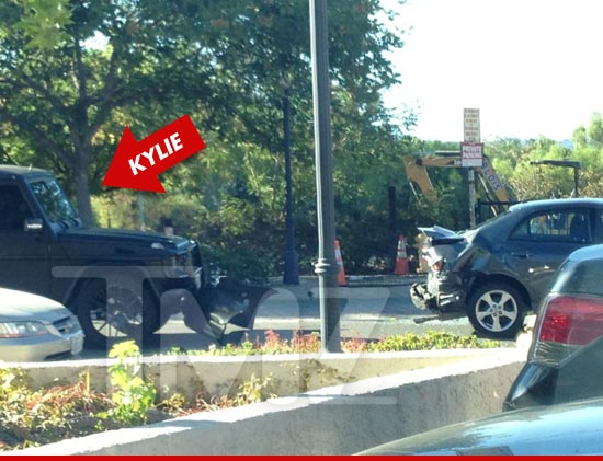 Kylie Jenner G Wagon Crash