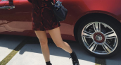 Kylie Jenner Red Rolls-Royce Wraith