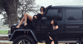 Kylie lifted G Wagon