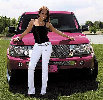 Lala Vazquez's Custom Range Rover