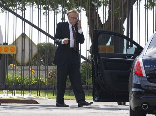 Larry King and his modest Lincoln MKS