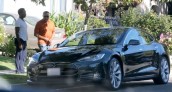 Laurence Fishburne Tesla Model S