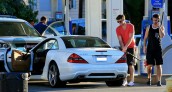 Liam Hemsworth Mercedes SL